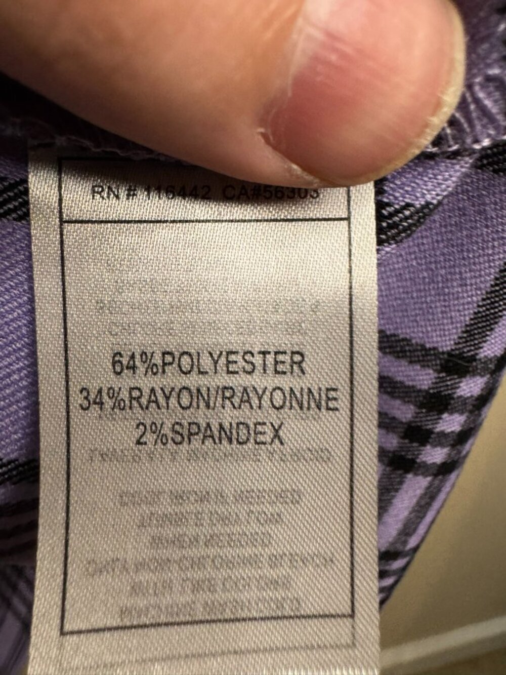 Empyre Black & Purple Plaid Sleeveless Dress Size M - Picture 4 of 8